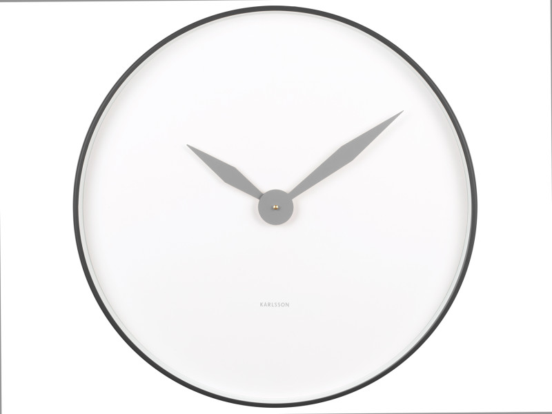 Present Time Wall Clock Albatross - KA5910BK Black