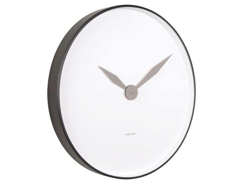 present time Wall Clock Albatross - KA5910BK Black