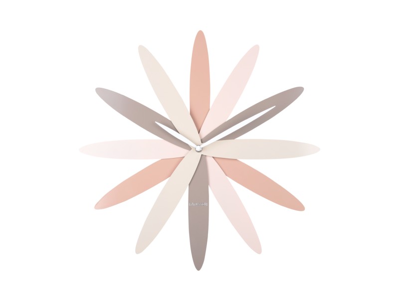 present time Wall Clock Bloom - KA5945PI Pink