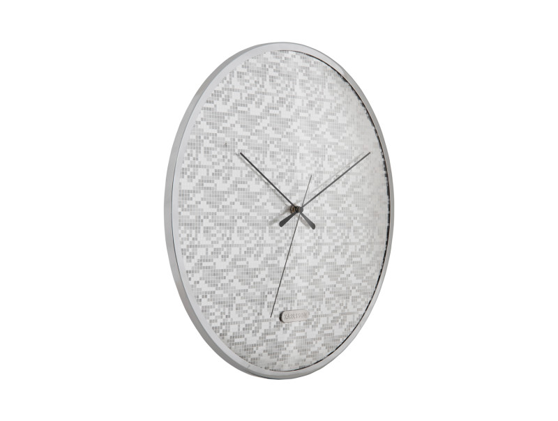 Present Time Wall Clock Disco - KA6005SI Silver