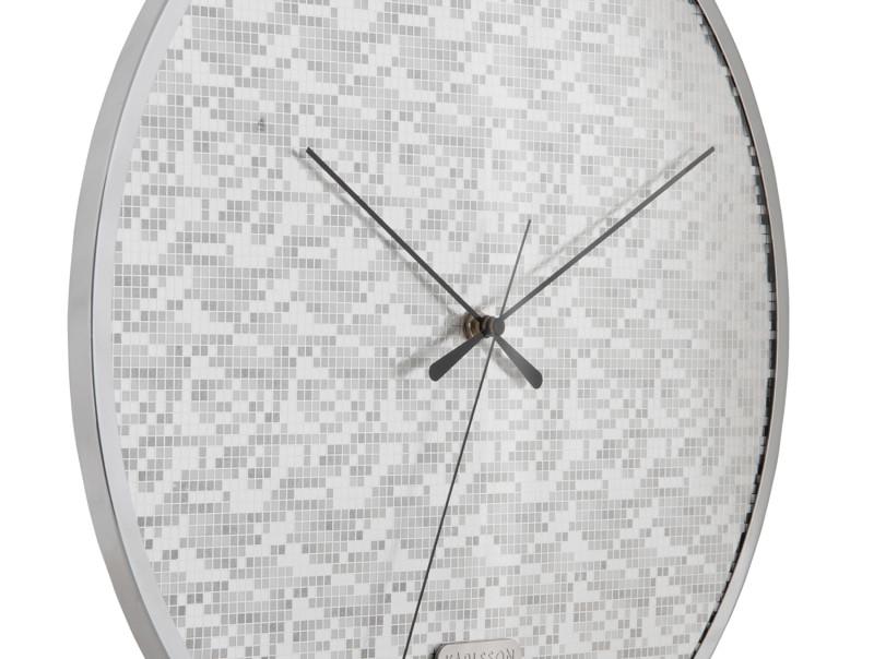 Present Time Wall Clock Disco - KA6005SI Silver