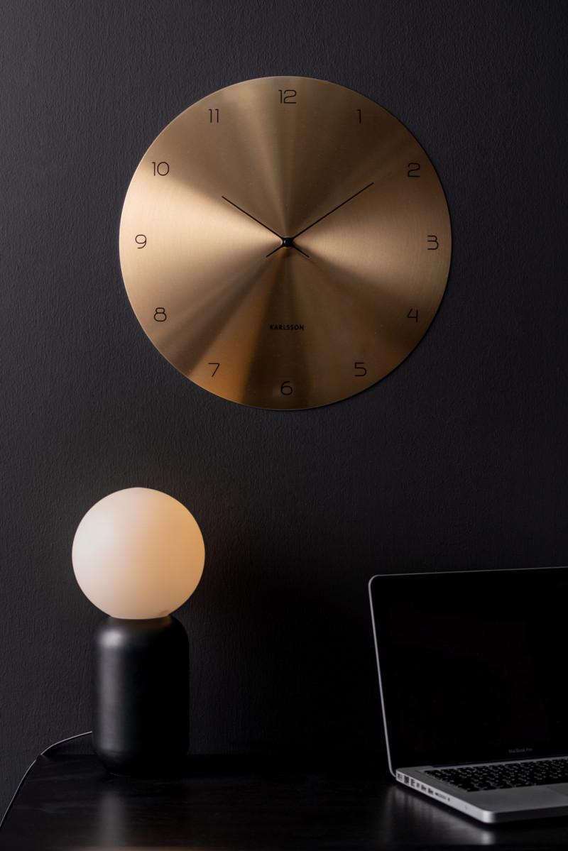 Present Time Wall Clock Dome Disc - KA5888GD Gold