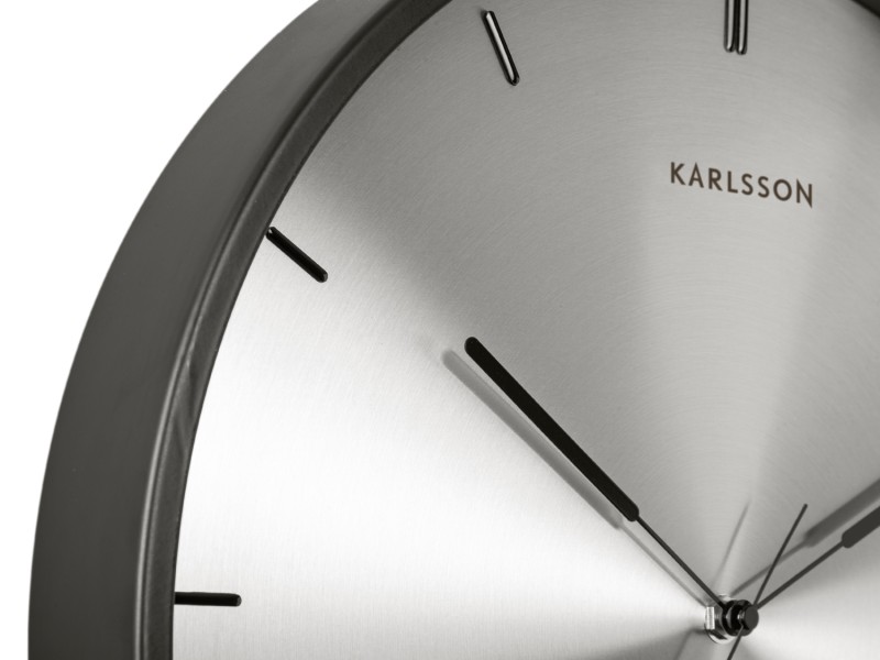 Present Time Wall Clock Finesse - KA5864SI Silver