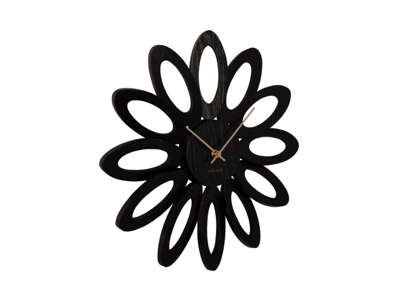 Present Time Wall Clock Fiore - KA5891BK Black