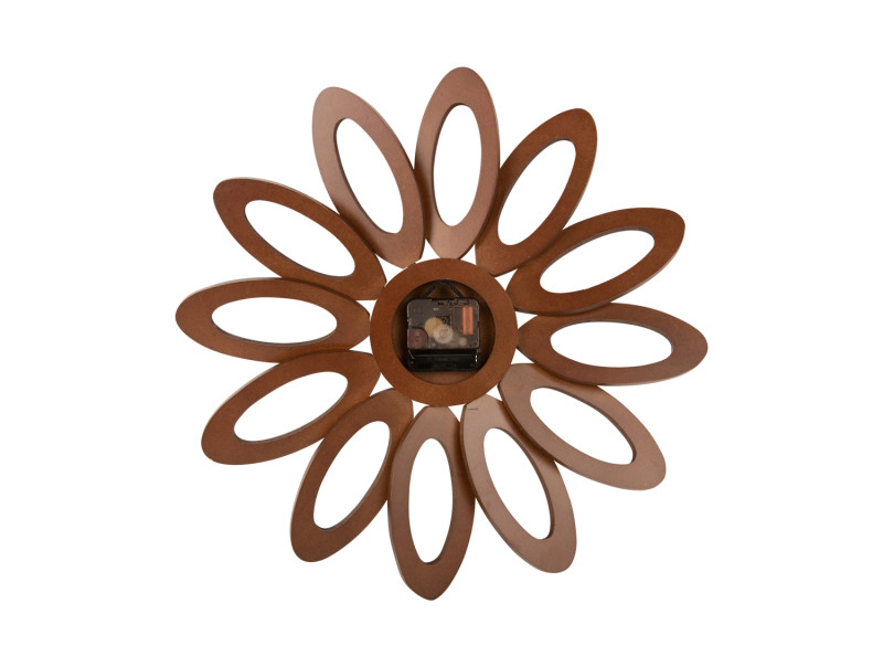 Present Time Wall Clock Fiore - KA5891DW Dark Wood