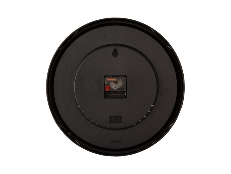 Present Time Wall Clock Gold Disc - KA5918BK Black