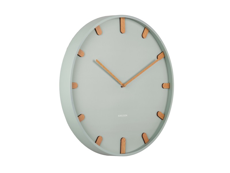 Present Time Wall Clock Grace - KA5942GR Grayed Jade