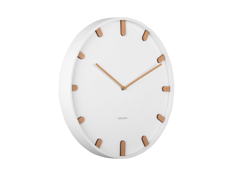present time Wall Clock Grace - KA5942WH White