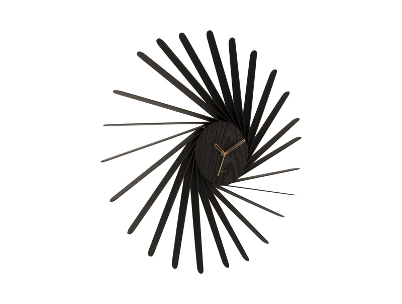 Present Time Wall Clock Helix XL - KA5890BK Black