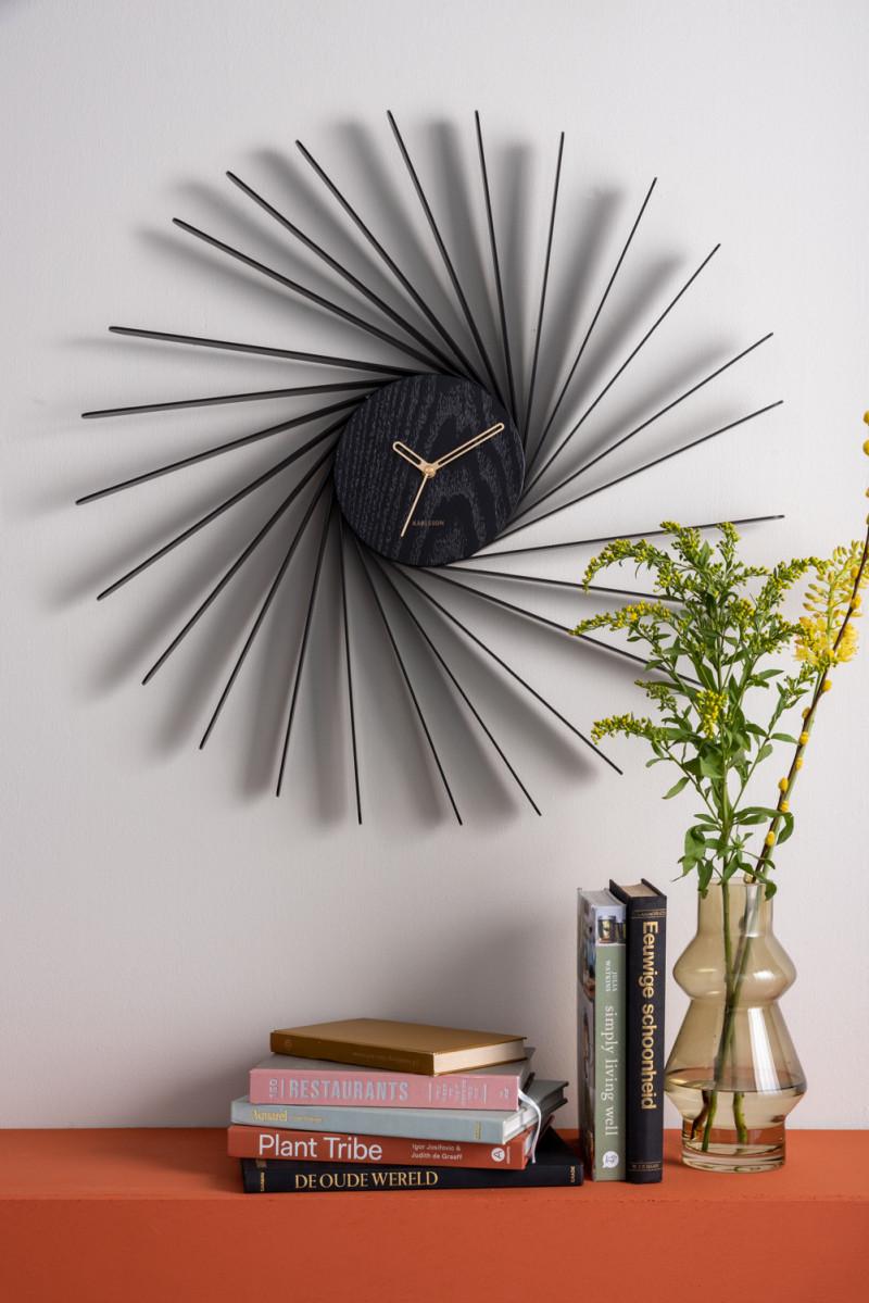 Present Time Wall Clock Helix XL - KA5890BK Black
