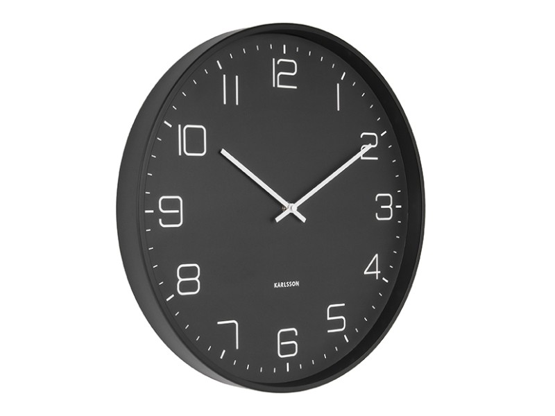 present time Wall Clock Lofty - KA5751BK Black