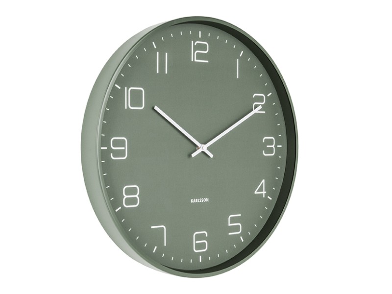 present time Wall Clock Lofty - KA5751GR Green
