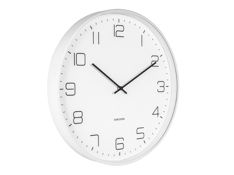 present time Wall Clock Lofty - KA5751WH White