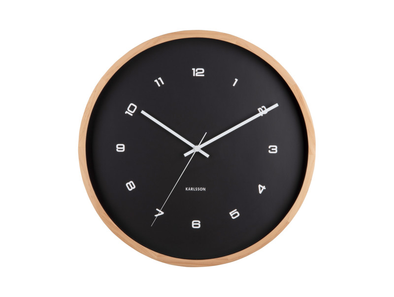 Present Time Wall Clock Modesta - KA5938BK Black