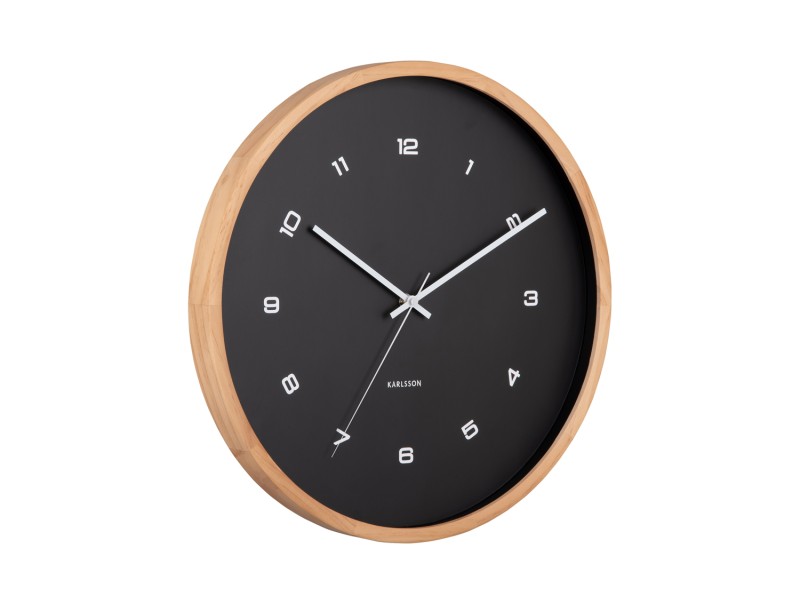 present time Wall Clock Modesta - KA5938BK Black