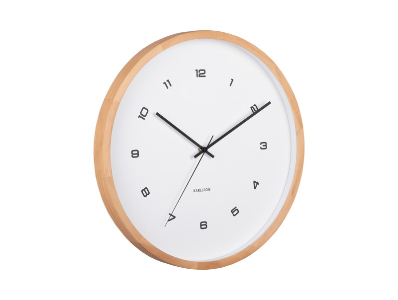 present time Wall Clock Modesta - KA5938WH White