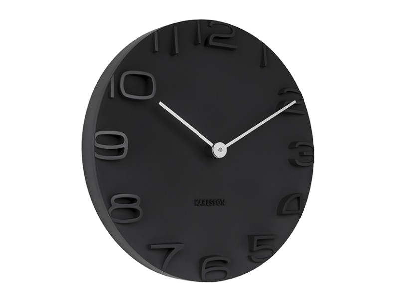 present time Wall Clock On The Edge - KA5311BK Black