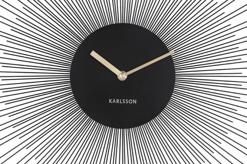 Present Time Wall Clock Peony - KA5817BK Black