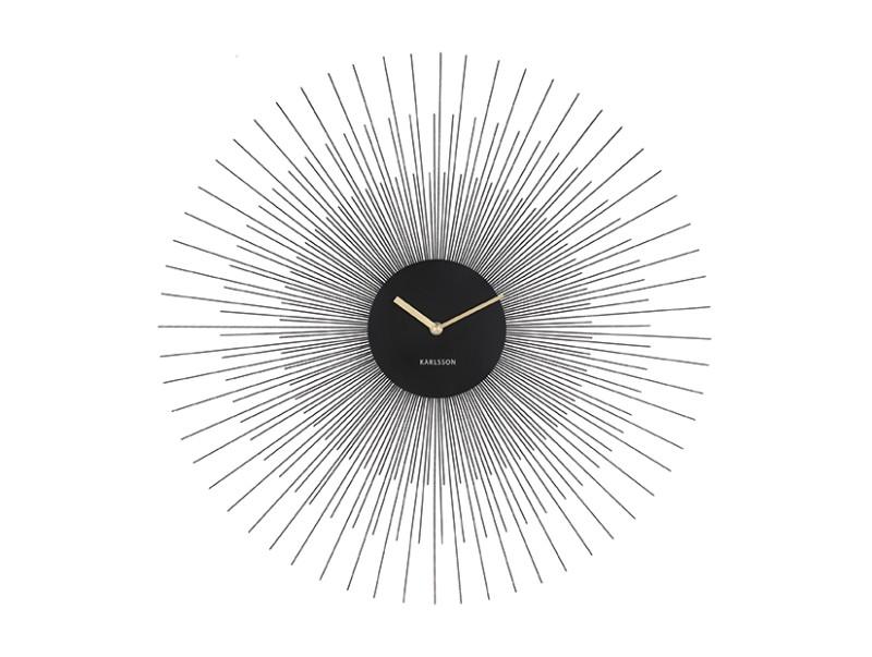 present time Wall Clock Peony Large - KA5818BK Black