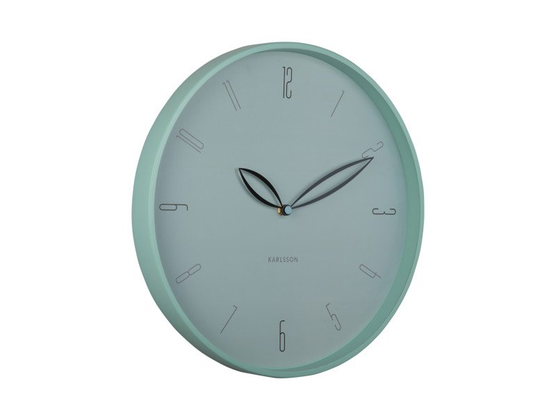 Present Time Wall Clock Petals - KA6012BL Misty Blue