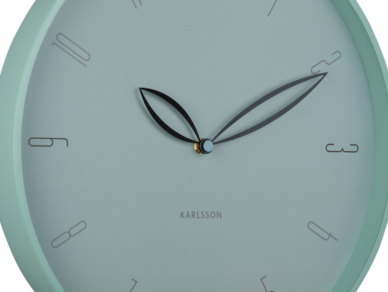 Present Time Wall Clock Petals - KA6012BL Misty Blue