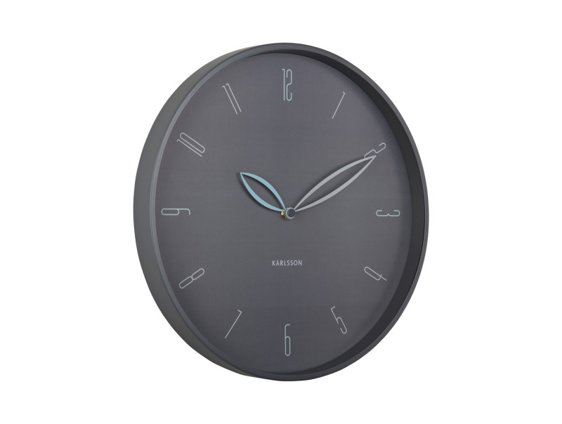 Present Time Wall Clock Petals - KA6012GY Dark Grey