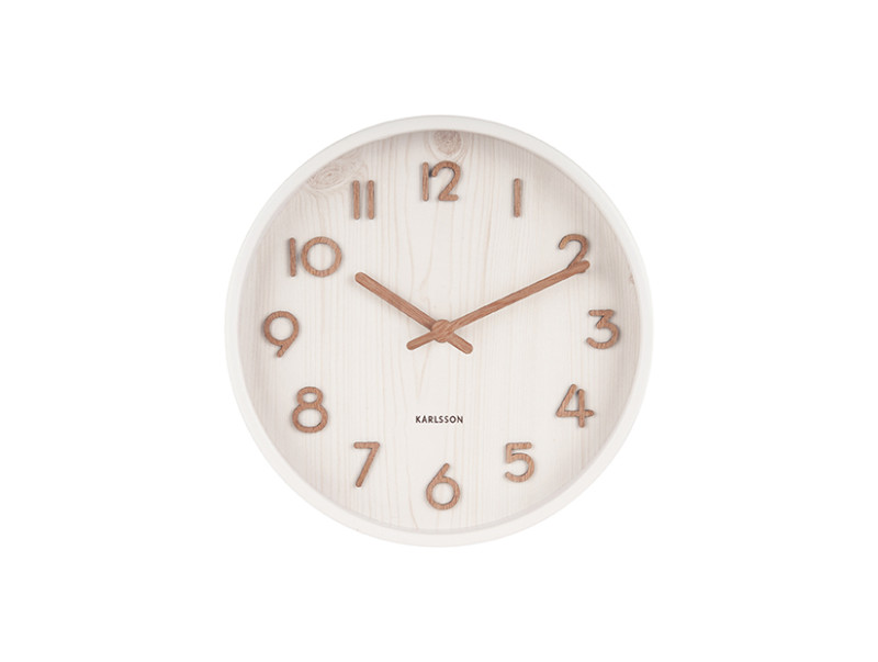 Present Time Wall Clock Pure Small - KA5808WH White
