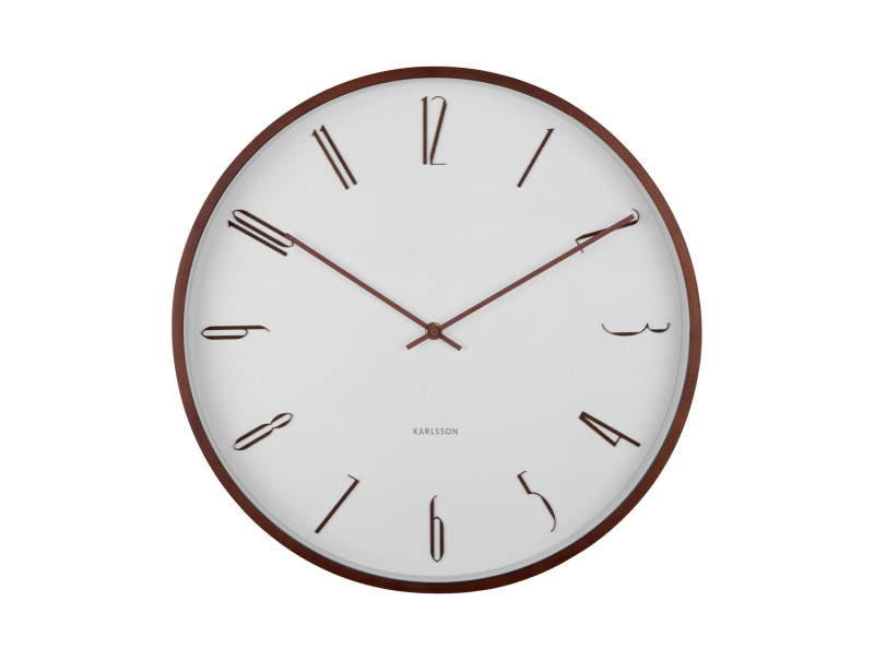 present time Wall Clock Scandia - KA6014WH White