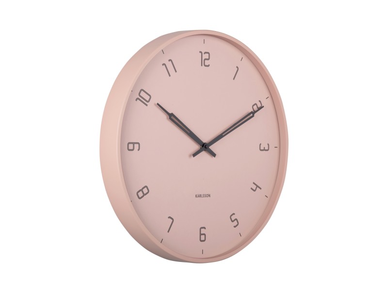 Present Time Wall Clock Stark - KA5950PI Faded Pink