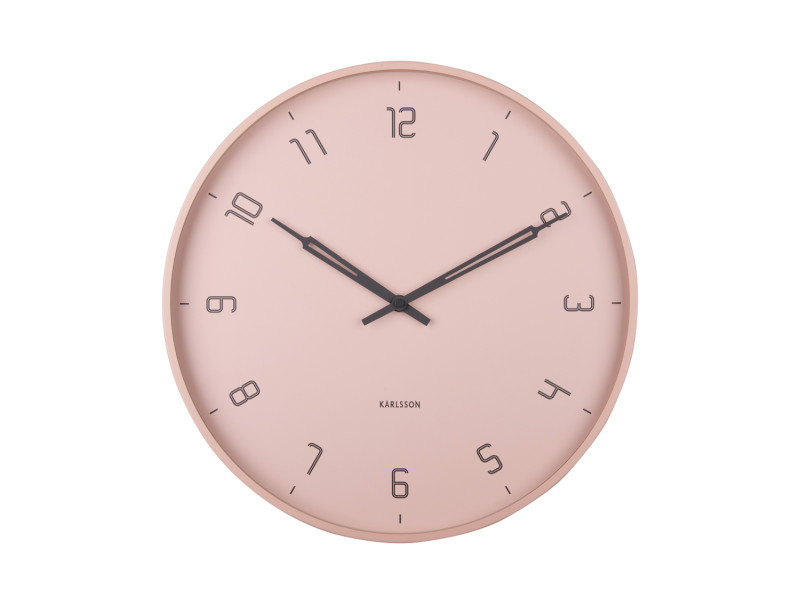 Present Time Wall Clock Stark - KA5950PI Faded Pink