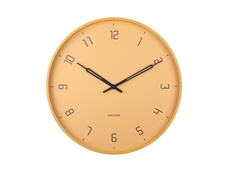 Present Time Wall Clock Stark - KA5950YE Honey Brown