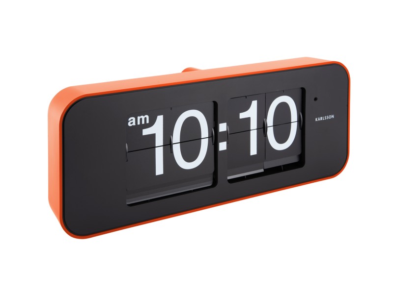 Present Time Wall Clock Wide Flip - KA5999OR Orange