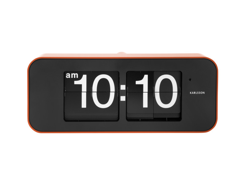 Present Time Wall Clock Wide Flip - KA5999OR Orange