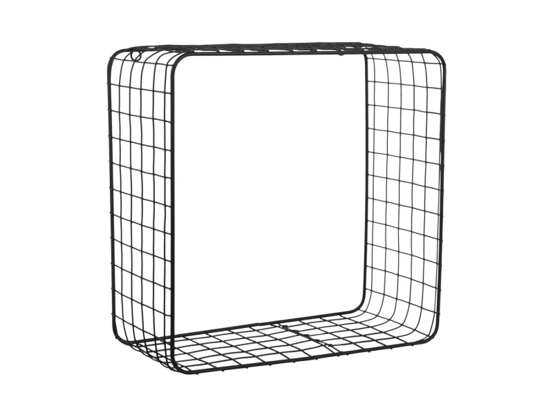 Present Time Wall Rack Set Reja - PT4258BK Black