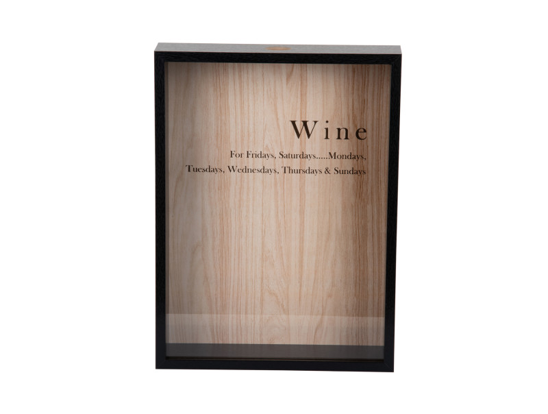 Present Time Wine Momentum Box - PT4282BK Black