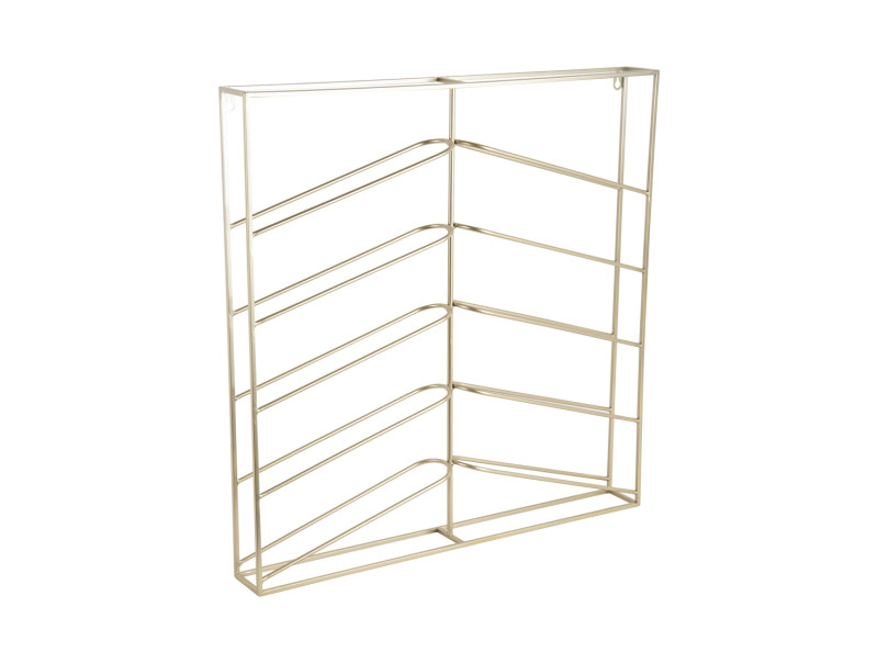 Present Time Wine Rack Cuadro - PT4270GD Gold