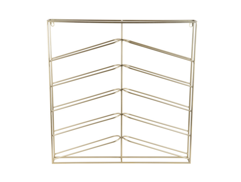 Present Time Wine Rack Cuadro - PT4270GD Gold