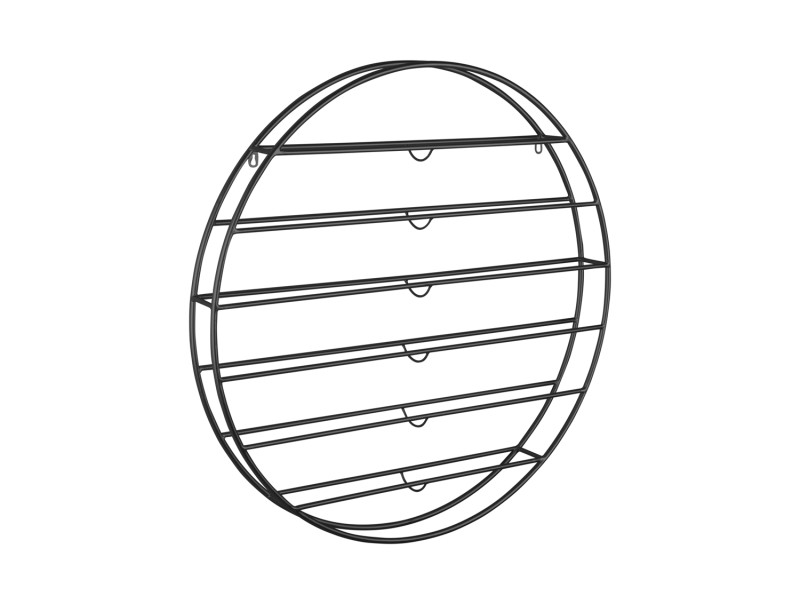 Present Time Wine Rack Redondo - PT4271BK Matt Black