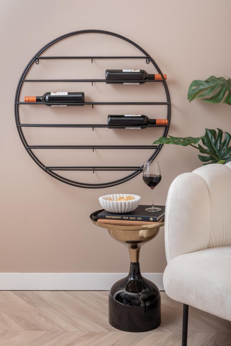 Present Time Wine Rack Redondo - PT4271BK Matt Black