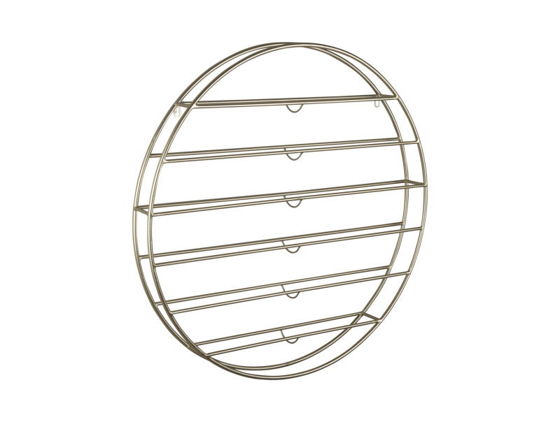 Present Time Wine Rack Redondo - PT4271GD Gold