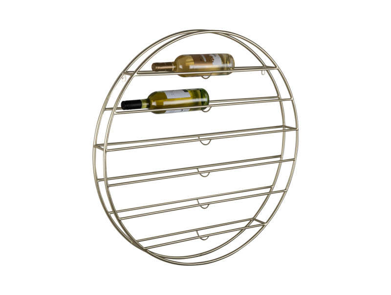 present time Wine Rack Redondo - PT4271GD Gold