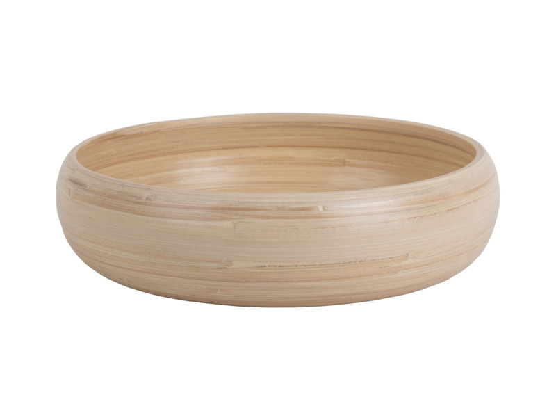 Present Time Salad Bowl Puro Sphere - PT4192NT Natural