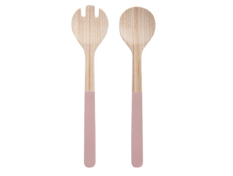 present time Salad Server Set Puro - PT4141PI Faded pink