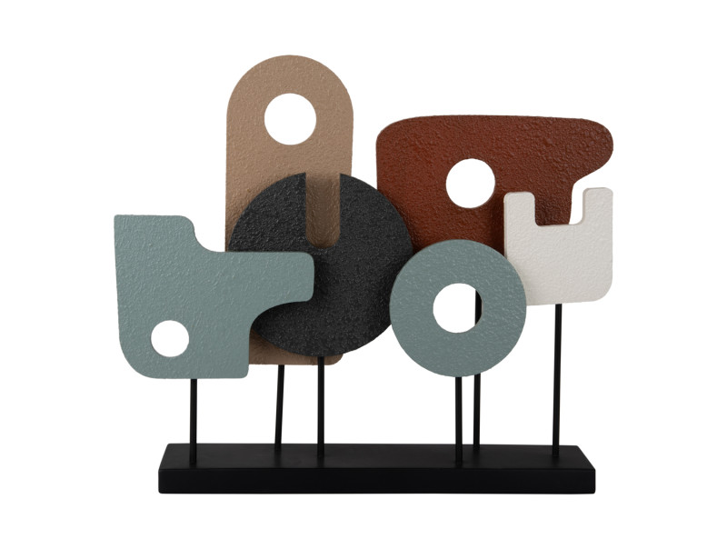 present time Statue Abstract Art Large - PT4280MC Multicolor