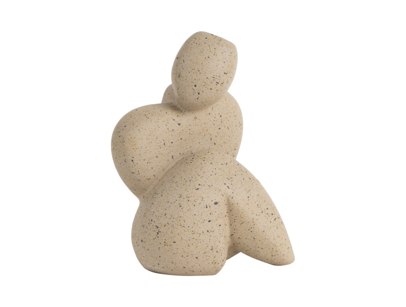 present time Statue Abstracto Tip Small - PT4365LB Soft brown