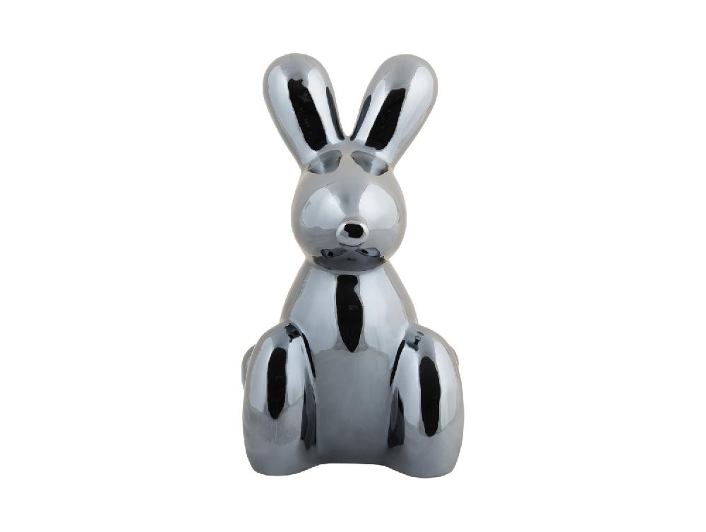 Present Time Statue Balloon Bunny Large - PT4229BK Black Plated