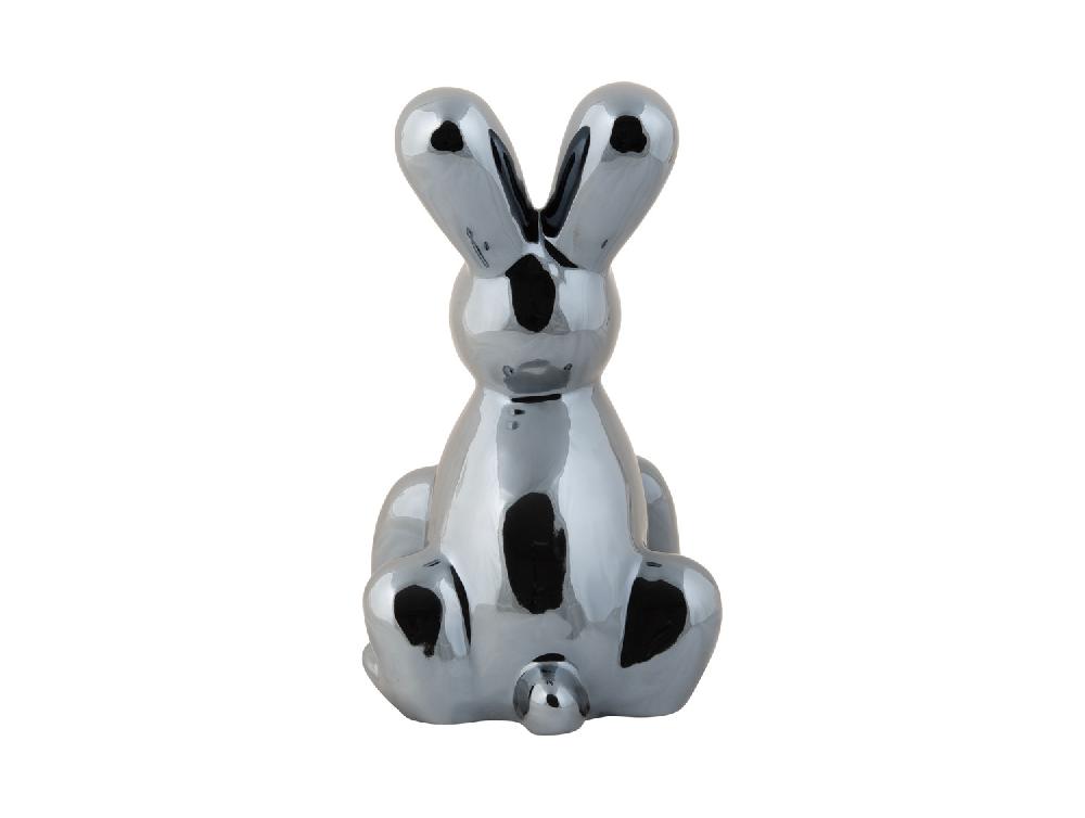 Present Time Statue Balloon Bunny Large - PT4229BK Black Plated