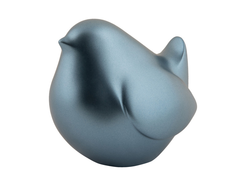 Present Time Statue Fat Bird - PT4158DB Metallic Dark Blue
