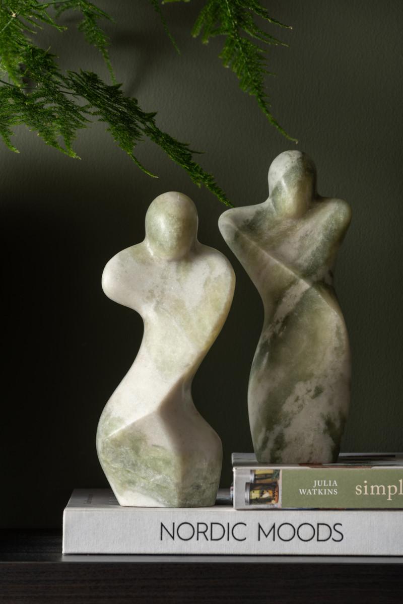 Present Time Statue Male Abstract - PT4220LG Himalayan Green