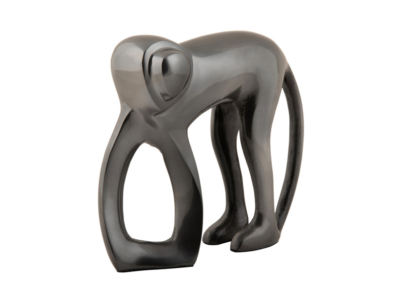 Present Time Statue Monkey - PT4231GM Gun Metal Plated